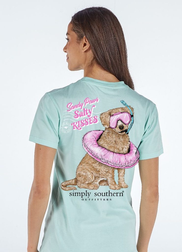 Simply Southern Paws Mint Tee