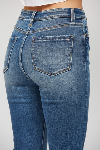 Mica Denim Super High Rise Straight Leg