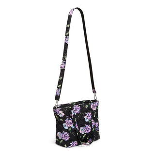 Multi-Strap Shoulder Bag | Floating Plum Pansies