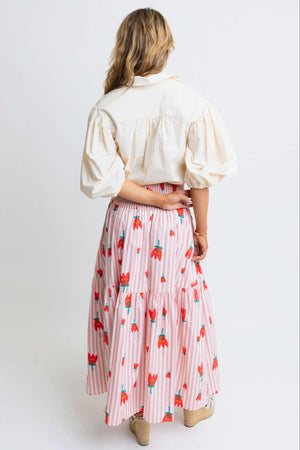 Poppy Smocked Maxi Skirt