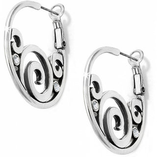 London Groove Hoop Earrings Silver