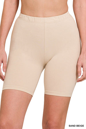 Premium Cotton Biker Shorts