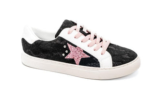 Corkys Supernova Black Lace Sneaker