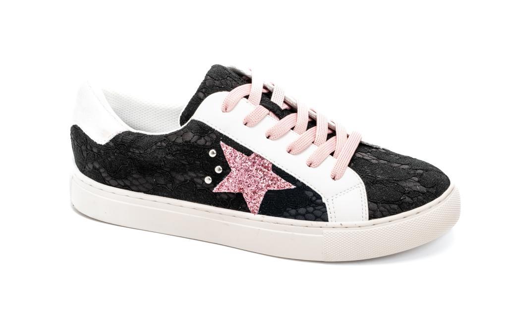 Corkys Pink Legendary Rhinestone Sparkle Sneakers – Friends By Choice  Boutique