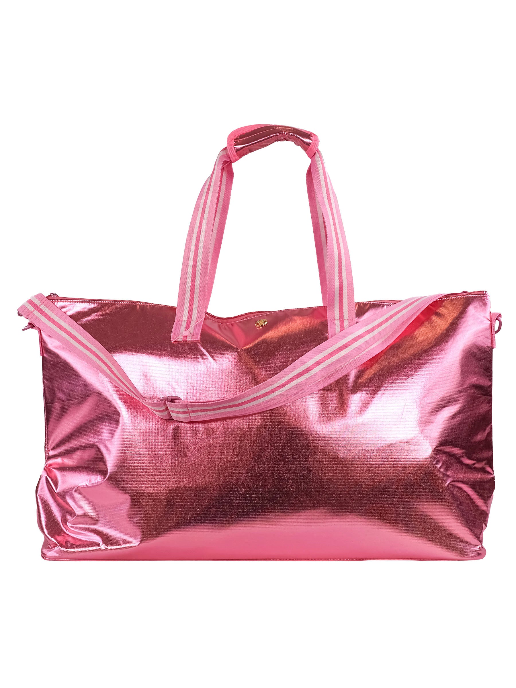 Simply Southern Pink Metallic Duffle Bag