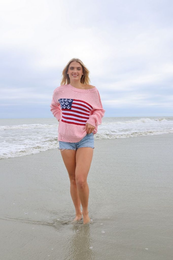 Simply Southern USA Anchor Sweater
