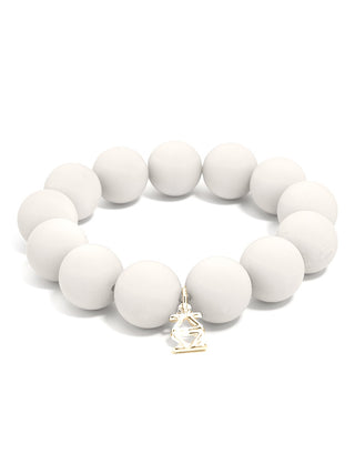 Sissy Chunky Matte Beaded Stretch Bracelet