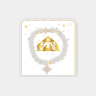White/Gold O Holy Night Bracelet