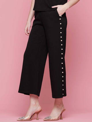 Classic Pant With Pearls