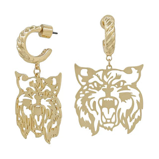 Wildcat Huggie Earring