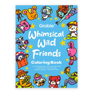 32 Sheets Wild Friends Coloring Book