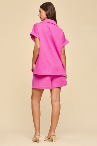 Dear Scarlett Yacht Club Matching Short Set