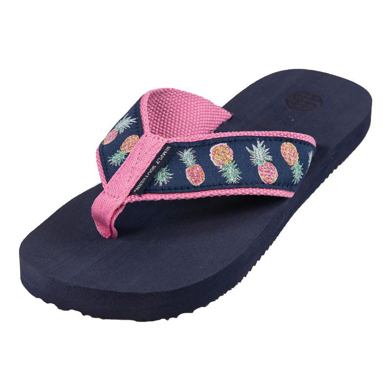 Simply Southern Flip Flop Pineapple