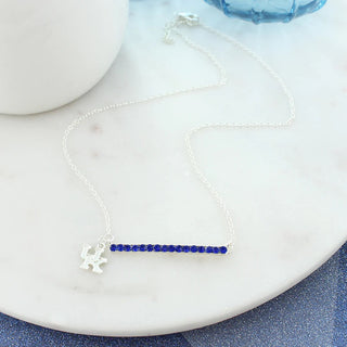 Kentucky 18" Crystal Bar Necklace