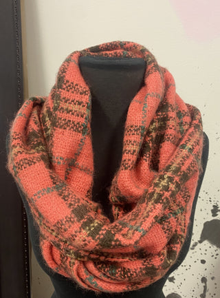 Patti Plaid Infinity Scarf