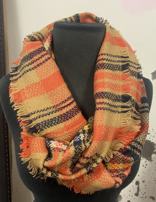 Patti Plaid Infinity Scarf