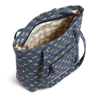 Small Vera Tote | Bees Navy