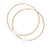 Enewton Endless Gold 1.75" Hoop Signature Cross Earring