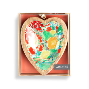 Art Lifting Heart Ornament