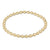 Enewton Grateful Pattern 4mm Gold Bead Bracelet