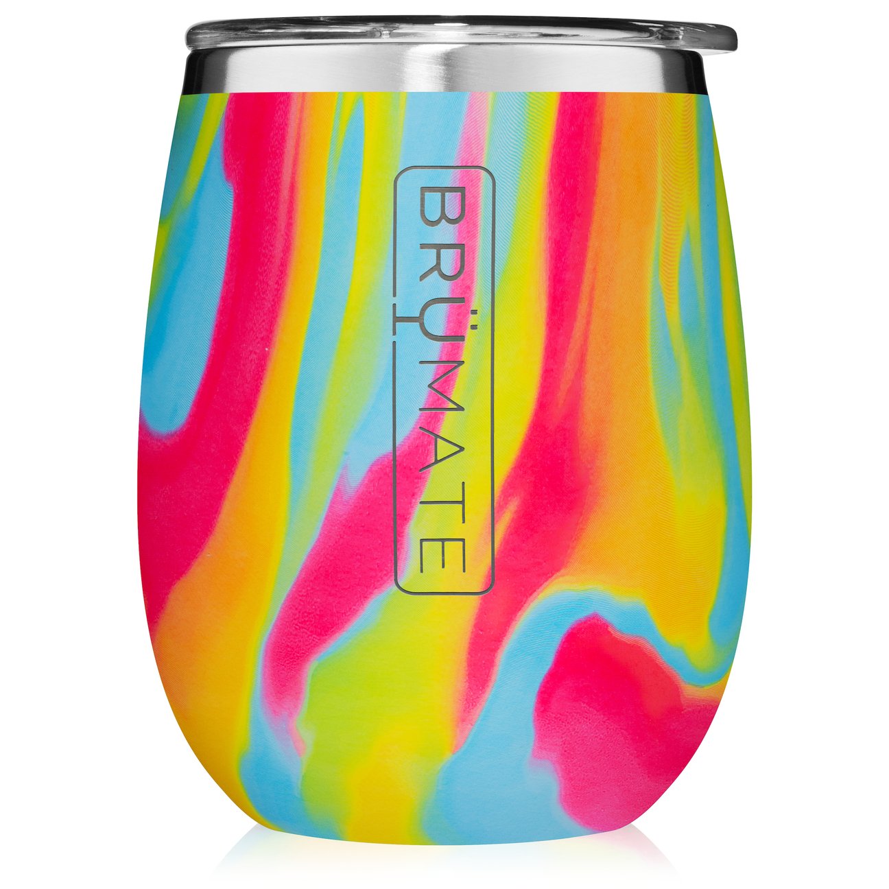 BruMate: Uncork'd XL 14oz Wine Tumbler | Glitter Mermaid