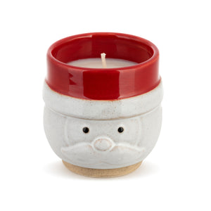 Small Ceramic Christmas Candle