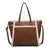 Lulu Sherpa Trim Tote With Front Pocket