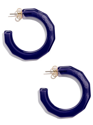 Large Textured Hoop Earring