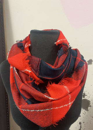 Patti Plaid Infinity Scarf