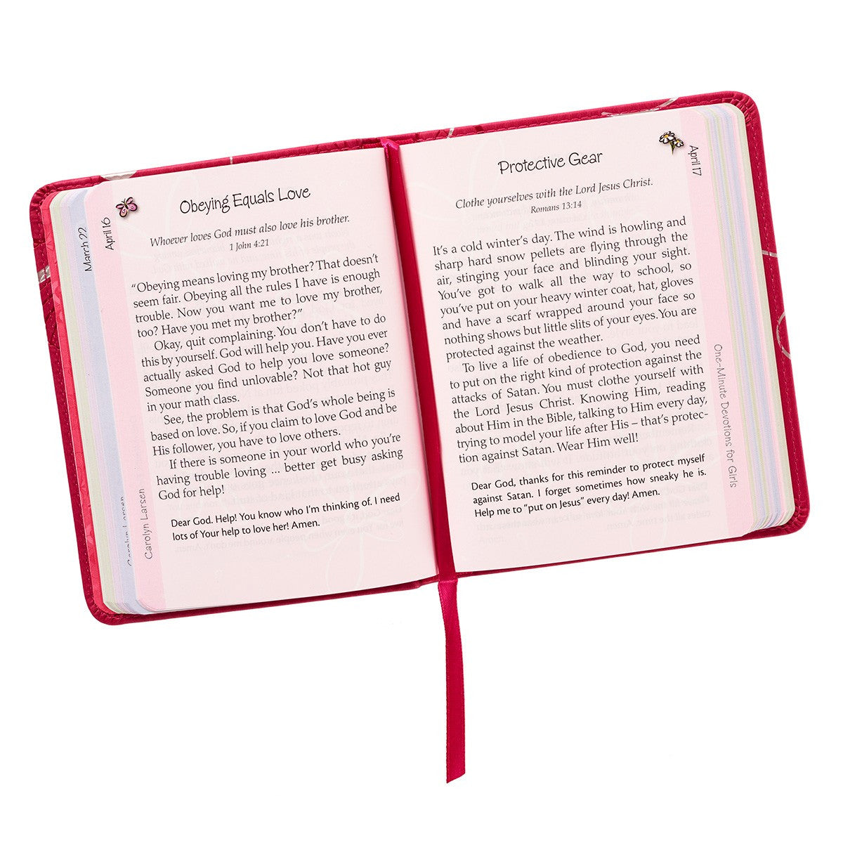 One Minute Devotions for Girls  Faux Leather