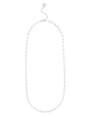Paperclip Link Long Necklace