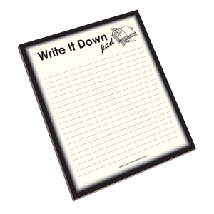 Jumbo Notepad, Write it Down