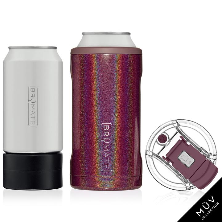 BruMate Hopsulator Duo 2-in-1 Glitter Merlot