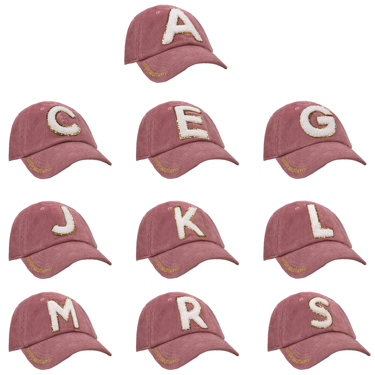 Simply Southern Initial Hats