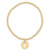 Enewton Gold 3mm Bead Bracelet - Blessed Gold Charm
