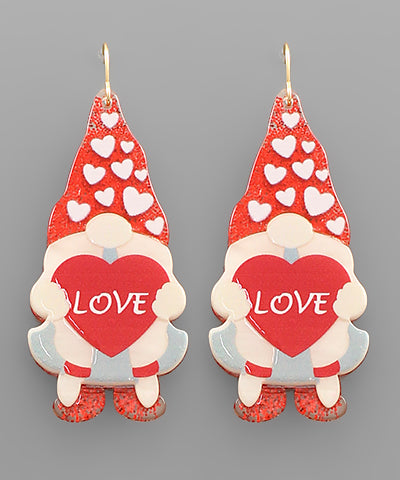 Love Gnome Earrings
