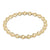 Enewton Grateful Pattern 5mm Gold Bead Bracelet