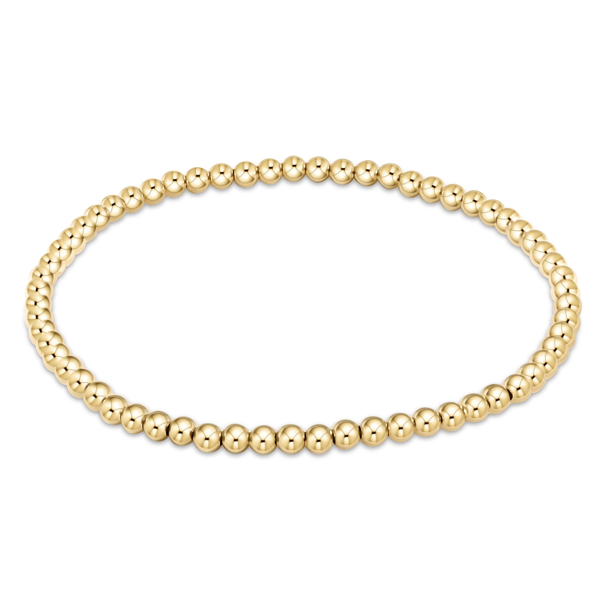 Enewton Classsic Gold 3mm Bead Bracelet