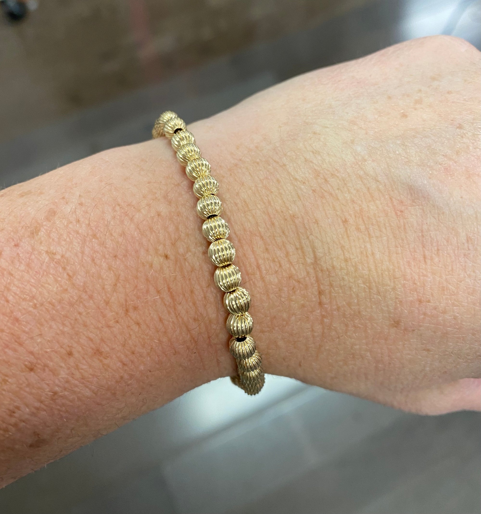 Enewton Dignity Gold 5mm Bead Bracelet