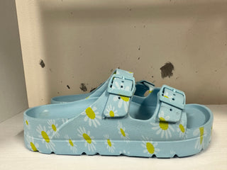 Daisy Print Buckle Slide