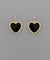 Epoxy Heart Earrings