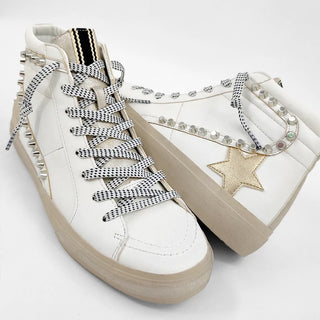 RiRi Silver Distressed Sneaker