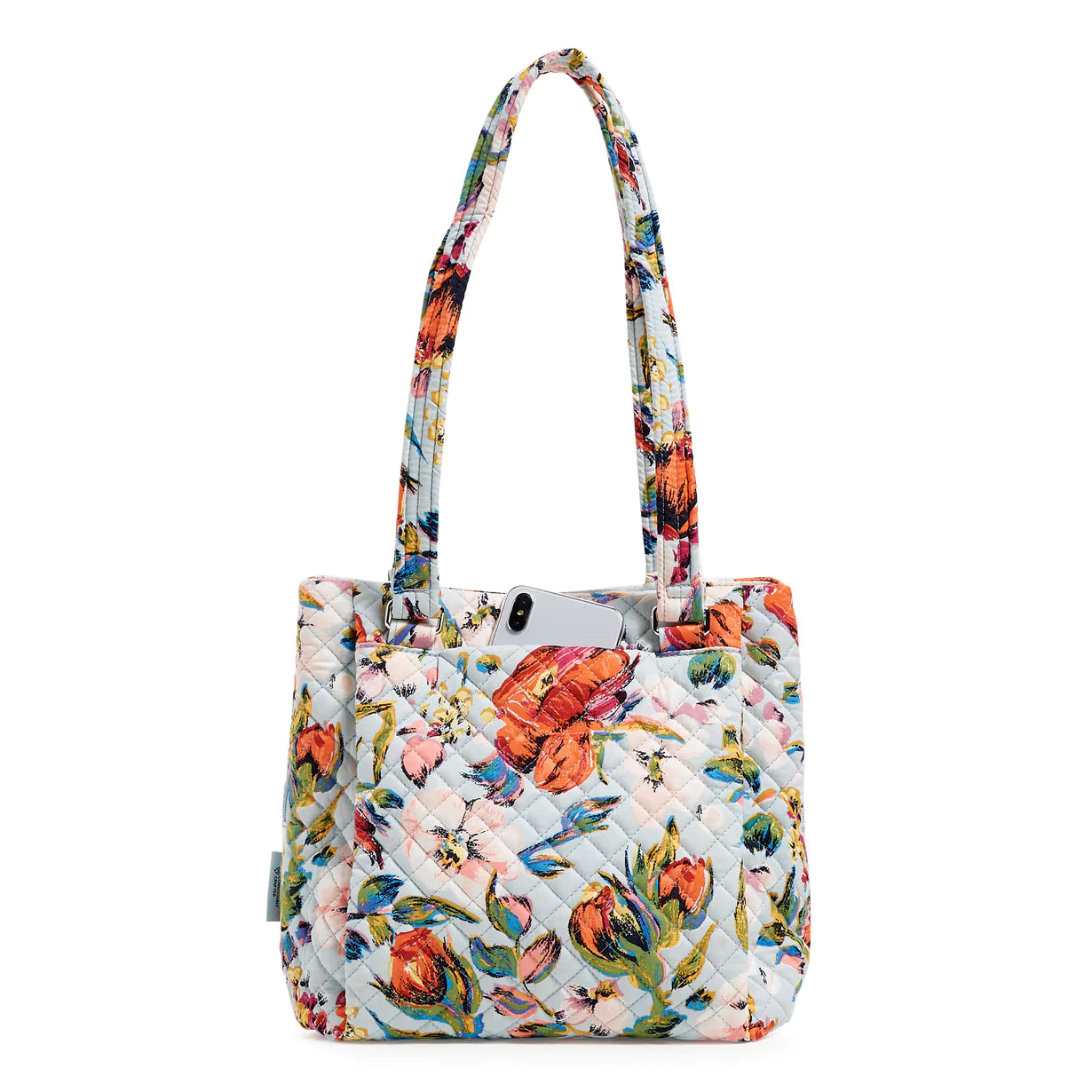 Multi-Compartment Shoulder Bag | Sea Air Floral