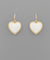 Epoxy Heart Earrings