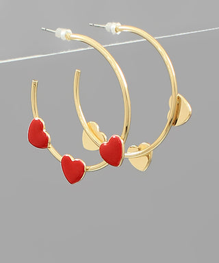 35MM Color 3 Heart Hoops