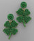 St. Patricks Shamrock Earrings