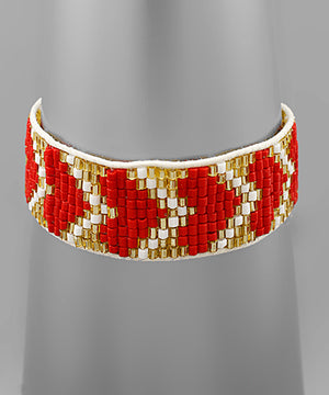 Multi Heart Bead Bracelet