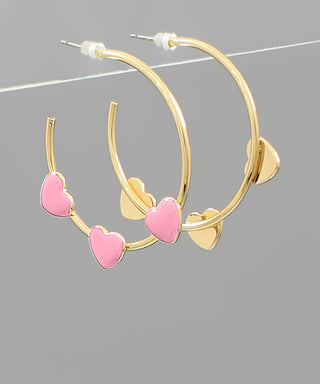 35MM Color 3 Heart Hoops