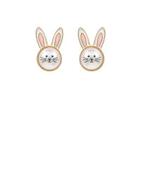 Pearl Rabbit Post Earring