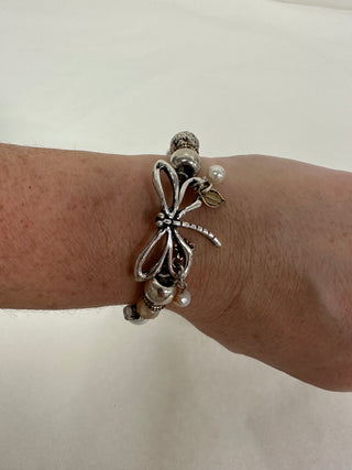 Dragonfly Bracelet With Charms